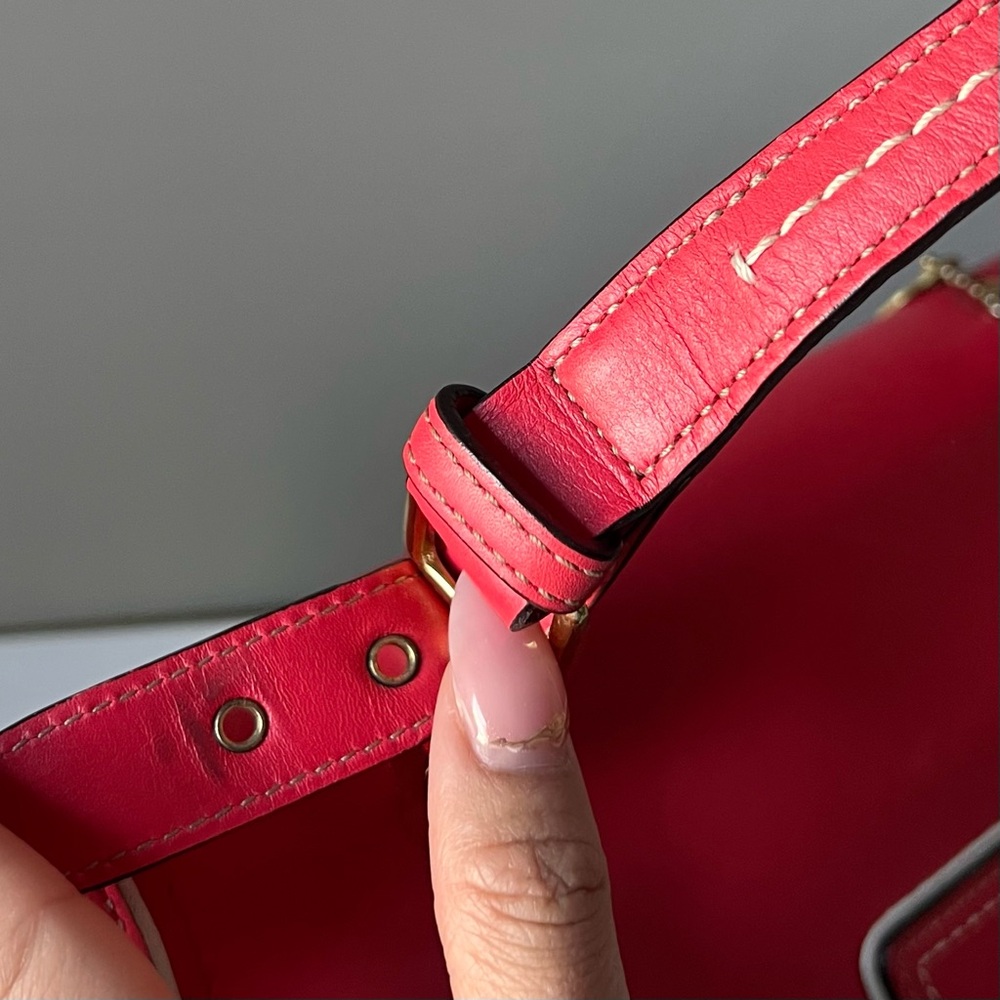 Coach Limited Edition 2006 Daphne Top Handle Satchel - Watermelon Leather - Picture 10 of 16